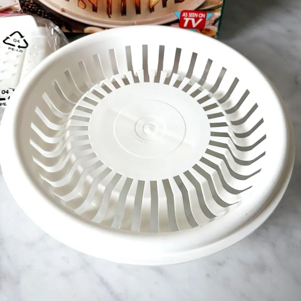 K-Tel Micro-Chip Microwave Potato Chip Maker Slicer Steamer 1995 New Open Box